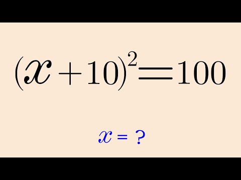 A Very Nice Algebra Problem | 3 ways to solve
