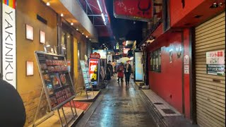 クリスマスイブの鶴橋商店街 4K　Tsuruhashi shopping street at Christmas in Osaka,Japan