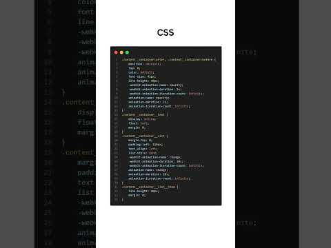 5/100 CSS Animation: Creating Dynamic Scrolling Text Animation with HTML & CSS 🤩🔥#shorts