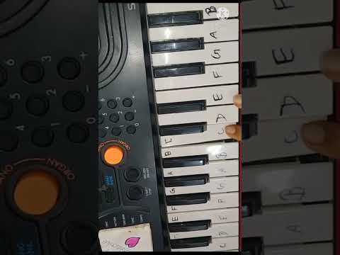 om bhur bhuva swaha Gayatri mantra on piano easy 🎹🎹 #Shorts