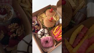 Pack my lil sisters picnic box with me!🍔 #asmr #food #bento #lunchbox #lunch #lifestyle #picnic
