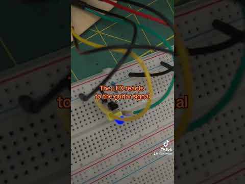 Playing with minimalistic circuits is fun! This is an LED Fuzz!  #SpicyPedals #GuitarPedals #guitar