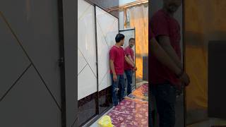 Sliding wardrobe with mirror |₹| #wardrobe #trending #viralvideo
