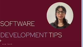 6 Software Development Tips