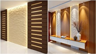 Top 100 Modern Wall Decoration Ideas 2025 | 3D Panels, Wood Slats & Minimal Floating Consoles