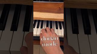 Exploring the dorian mode. #piano #musictheory #learnpiano #musicmode #dorianmode