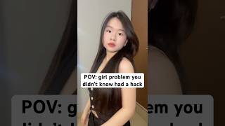 girl problem you didn’t know had a hack #fyp #cute #relatable #hacks #korean