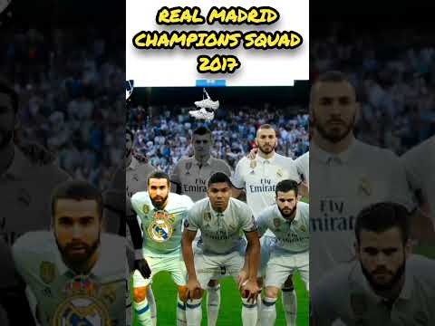 REAL MADRID SQUAD CHAMPIONS LEAGUE 2017-2018 | Luca Modric #shorts