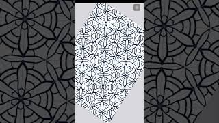 緑の世界へ #geometricpatterns #グラフィックアート #illustrationsliebhabern #アート #デジタルアート