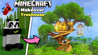 I Built a Treehouse for Every Jungle Mob in Minecraft Makeover