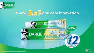 The all-new Darlie 2IN1 Mouthwash + Toothpaste with LiquiDual technology^.