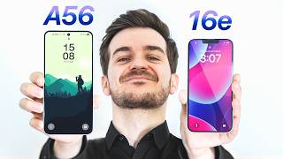 iPhone 16E vs Samsung Galaxy A56 - The BEST 2025 Mid-Range Phone?