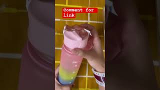Motivational water bottle in just 135₹@Mesho#mesho#onlineshopping e