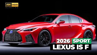 2026 Lexus IS F Sport: Specs, Price & Release Rumors Revealed!