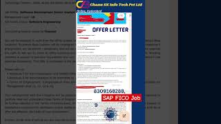 మా 53 బ్యాచ్ ట్రైనీ కి SAP FICO జాబ్ వచ్చింది - Package 1000000/--SAP FICO Online Training In Telugu