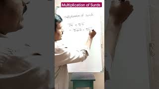 Multiplication of Surds #shortsviral #maths #competitiveexams #easy #shortcuts #fun