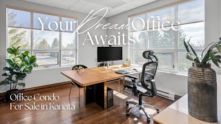 Dream Office Tour: Bright Corner Unit For Sale in Kanata | 130 Terence Matthews Crescent