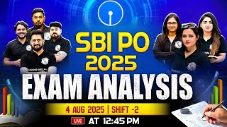 SBI PO Analysis 2025 | SBI PO 2nd Shift Analysis | 4th August | SBI PO Prelims Exam Analysis 2025