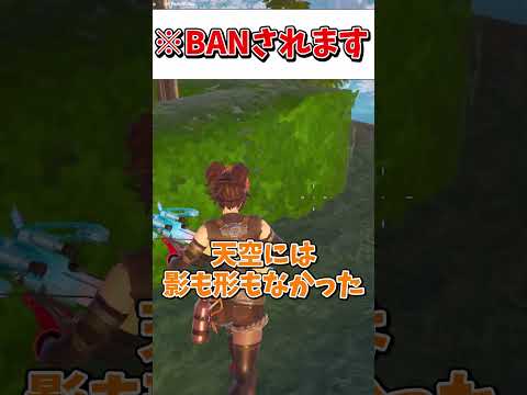 BANされる危険性があるので絶対に真似しないでください・・・【フォートナイト】【ゆっくり実況】#shorts　#フォートナイト