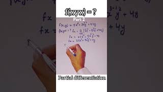 f(xyx) = ? Partial Differentiation #math #matheducation #maths #learnmath