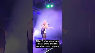 When death metal vocalist starts rapping 😤 #archspire #staytech #speedrap