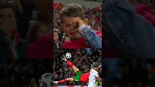 Emotional Moment: Young Fan Cries as Ronaldo Scores a Goal #Emotional Moment #cristianoronaldo