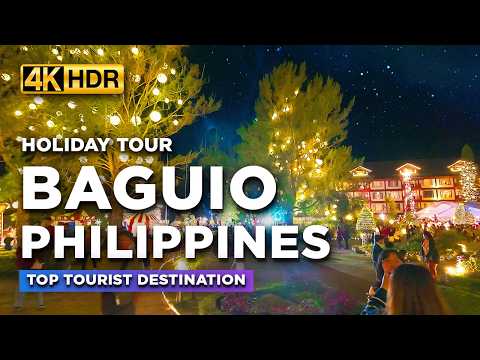 CROWDED BAGUIO CITY Tour | See the BEST Festive Spots in the Coldest City in the Philippines!