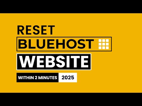 How To Reset Bluehost Website 2025 | Reset Bluehost Website | Bluehost Wordpress Website | WP Charm