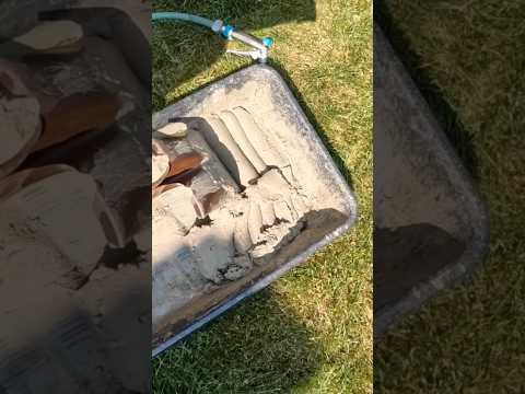 How to Mix Mortar for Brick Repair #homeimprovement #diy