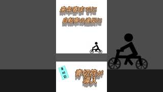 [大阪府警　公式] 自転車の交通違反に「青切符」が適応されます！ #shorts