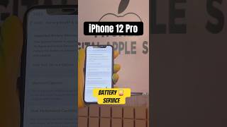 iPhone 12 Pro Battery 🪫 Service Reminder! #iphone #reels #techshorts