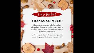 12 Aug 23 Art Update #hellopunkin #artupdate