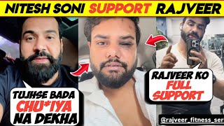 OMG🫨- Nitesh Soni Support Rajveer Fitness,Rajveer Fitness Last Reply To Bunny Boss