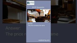 If demand is #perfectly #elastic and an #indirect #tax is imposed, what happens to the #price?