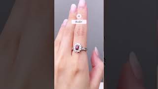 HABIB Red Gemstone Rings