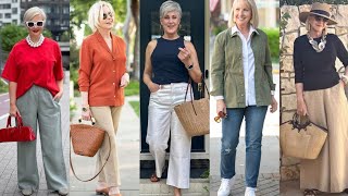 Natural Older Women OVER 50 60 70 |NewTrends Fashion For Women |Spring/Summer FallFashion 2025