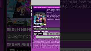 Hey guys trying to create a realm on an existing world that used to be a realm and expired but…