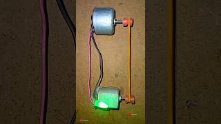 Awesome power generator project • DC Motor Generator | #tech #dcmotor #freeenergy #youtubeshorts