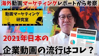 海外の動画マーケティングのレポートから日本で2021年流行りそうなことを考える　動画マーケティング研究室　Vol2