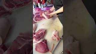 肉好？ 刀好？ 还是刀法好？ #记录真实生活  #猪肉  #工作日常记录  #刀 #刀工