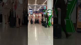 EMIRATES AIRLINES flight Crew #emiratesairlines #flightcrew #cabincrew #youtubeshorts #gatchie