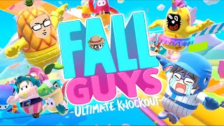 【4人実況】60人で事故だらけの大爆笑フォールガイズ【FALL GUYS】