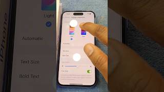 Apple iPhone 16 Automatic Brightness 🔆🔆 Light and Dark mode Settings