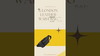 K London Leather Waist Bag