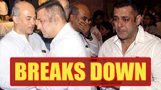 Salman Khan Breaks Down At The Final Rites Of Rajjat Barjatya