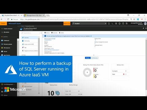 How to perform a backup of SQL Server running in Azure IaaS VM