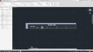 AutoCAD Beginners Week: Tables
