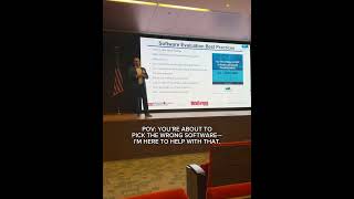 define your business goals before you evaluate, don't let vendors lead the process.