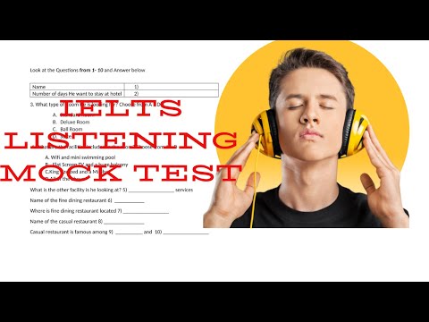 Listening Mock Test 1 with answers/ IELTS preparation/IELTS Online Training/ Nutshellsprout