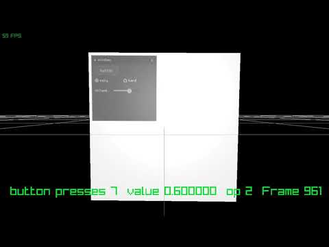 raylib gui in 3d!